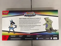 Pokemon TCG: Prismatic Evo Lucario Tyranitar Ex Premium Collection Sealed Box - Image 2