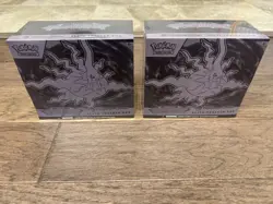 Lot of 2 - Pitch Black POKEMON CENTER Elite Trainer Box PC ETB - Image 1