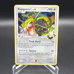 2009 POKEMON PLATINUM SUPREME VICTORS 8 RAYQUAZA C-HOLO NM/LP - Image 1