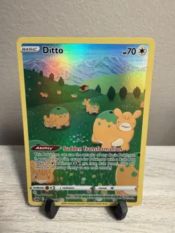 Pokemon TCG Ditto GG22/GG70 Galarian Gallery Rare Holo NM - Image 1