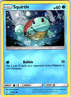 Squirtle - 33/214 (Premium Collection Promo) 033/214 Holo Pokemon NM - Image 1