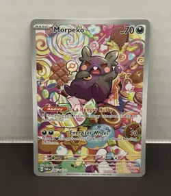 Pokemon TCG Morpeko SV04: Paradox Rift 206/182 Holo IR Full Art ENG 70 - Image 1