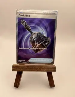 Dark Bell Pokemon TCG Trainer-Item Full Art Holo 106/084 Pitch Black - Image 1