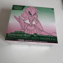 Paradox Rift Pokemon Center Elite Trainer Box - Iron Valliant - New & Sealed - Image 1