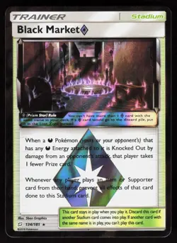 Team Up Black Market ◇ 134/181 Prism Star Rare Pokemon Holo MP - Image 1