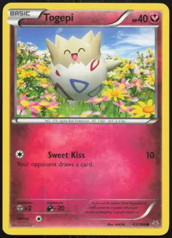 Togepi 43/108 Common Roaring Skies Pokemon Near Mint - Image 1