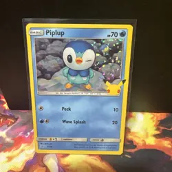 The Pokemon Company Piplup 70 HP McDonald's 25th Anniversary Holo Promo 20/25 EN - Image 1