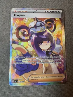 Pokemon TCG Gwynn 119/084 Pitch Black Spec Illust Rare SIR Full Art Holo 2026 EN - Image 1