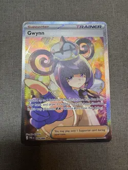 Pokemon TCG Gwynn 119/084 Pitch Black Spec Illust Rare SIR Full Art Holo 2026 EN - Image 2