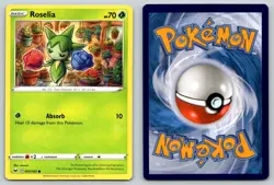 ROSELIA 002/202 C SWORD & SHIELD POKEMON LP SOWSOW - Image 3