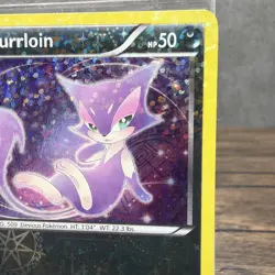 2013 Pokemon TCG Purrloin RC13/RC25 Radiant Collection Legendary Treasures Holo - Image 3