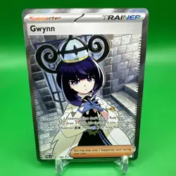 Gwynn 109/084 Full Art Ultra Rare Pokemon ME05: Pitch Black NM - Image 1