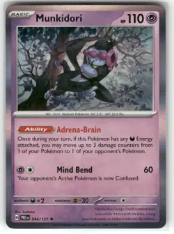 Munkidori 044/131 Holo Prismatic Evolutions Pokemon TCG - Image 1