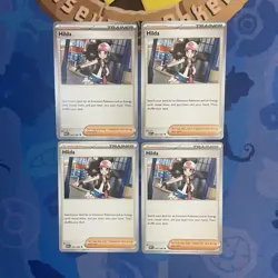 [4x Playset] Hilda 084/086 Sv: White Flare Pokemon TCG - NM✨ - Image 1