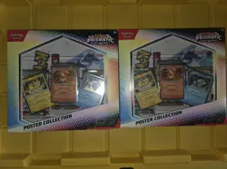 Pokemon TCG Prismatic Evolutions Poster Collection Box LOT of 2 Factory Sealed - Image 1