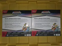 Pokemon TCG Prismatic Evolutions Poster Collection Box LOT of 2 Factory Sealed - Image 2