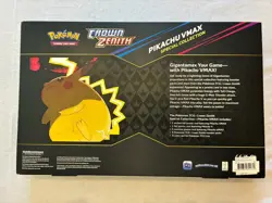 Pokemon TCG Crown Zenith Pikachu VMAX Premium Collection Box English 2023 Sealed - Image 2