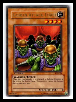 Goblin Attack Force PSV-094 Ultra Rare 1st Edition Yugioh 2436 - Image 1