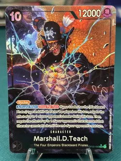Marshall D Teach Alternate Art OP09-093 Emperors in the New World One Piece NM - Image 1