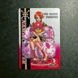PREORDER Nami & Chopper No.178 Japanese One Piece Gumica Gummy Card 2004 - Image 1