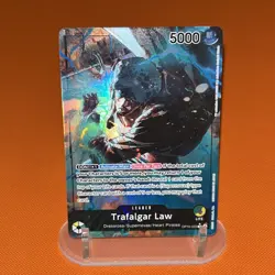 One Piece TCG Trafalgar Law OP10-022 Alt Art Leader English Edition - Image 1