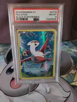 Latias #XY78 Black Star Promo PSA 8 - Image 1