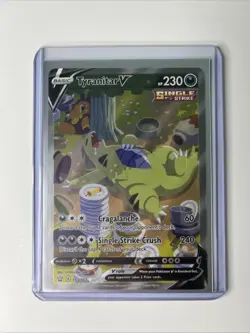 Tyranitar V (Alternate Full Art) 155/163 Swsh05: Battle Styles Holo NM - Image 2