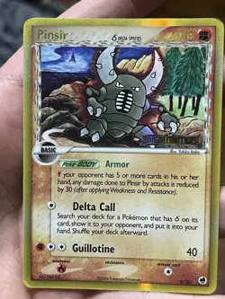 Pinsir (Delta Species) 9/101 Dragon Frontiers Reverse Holo - Image 1
