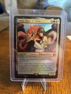 Magic: The Gathering Final Fantasy - Yuna , Hope Of Spira - Foil Card - Mythic - Image 1