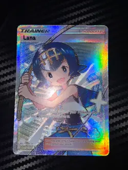 Lana (Full Art) 150/156 Sm-Ultra Prism Holo Pokemon TCG Card - Image 3