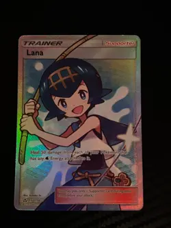 Lana (Full Art) 150/156 Sm-Ultra Prism Holo Pokemon TCG Card - Image 4