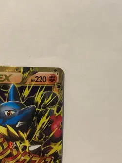 M Lucario EX 113/111 Secret Rare Pokemon Card XY Furious Fists Pokemon TCG LP/MP - Image 4