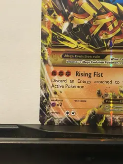 M Lucario EX 113/111 Secret Rare Pokemon Card XY Furious Fists Pokemon TCG LP/MP - Image 5