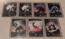 Knights & Summons Tcg Evolution Non Holo Shiney Cards # 10, 41, 64, 98, 125, 184 - Image 1