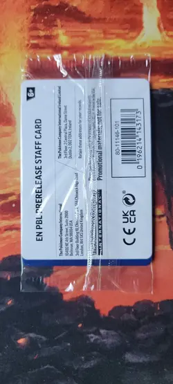 Pokemon TCG Pitch Black Staff Stamped Promo Set (4 Cards) Factory Sealed! - Image 2