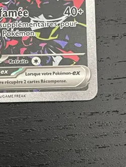 Morpeko SIR 117/84 Pitch Black French Pokemon Card Nuit Noir NM - Image 5