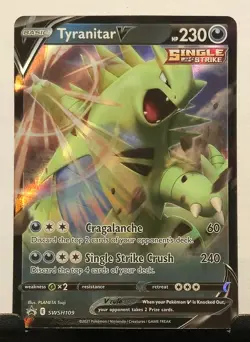 Tyranitar V SWSH109 SWSH: Sword & Shield Promo Cards Holo - Image 1