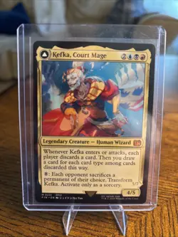 Final Fantasy Magic the Gathering Kefka, Court Mage, Ruler Of Ruin - Mythic - Image 1