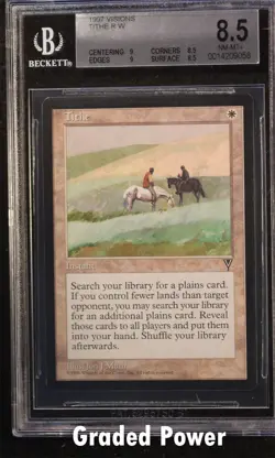 Visions Tithe 8.5 (9058) Magic MTG - Image 1