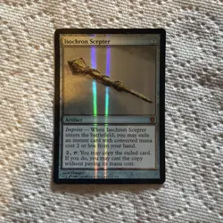 mtg magic isochron scepter FOIL ENGLISH sceptre isochronique FTV from the vault - Image 1