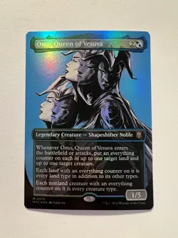 Omo, Queen of Vesuva - FOIL BORDERLESS - MTG Modern Horizons 3: Commander - NM - Image 1