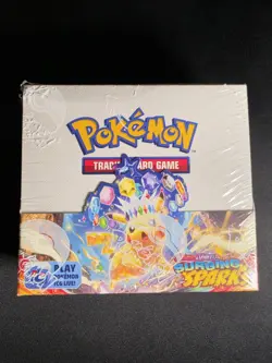 Surging Sparks Booster Box - Factory Sealed - Small Rips - Pokemon TCG - #1 - Image 1