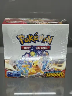 Pokemon TCG Surging Sparks Booster Box Factory Sealed Brand New w/protector - Image 1