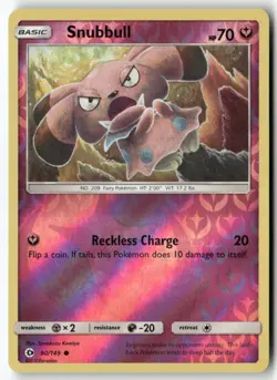 Snubbull [SM01 - 90/149] Common SM Base Set EN NM - Image 1