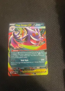 Mega Gengar ex - 073 Pokemon ME: Mega Evolution Promo MEP Holo Near Mint - Image 1