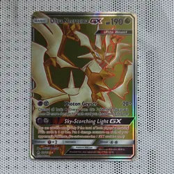 Pokemon Ultra Necrozma GX Ultra Rare Full Art Holo SM-Forbidden Light 127/131 - Image 1