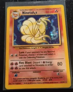 Pokemon Ninetales Holo Rare 12/102 Base Set NM - Image 1