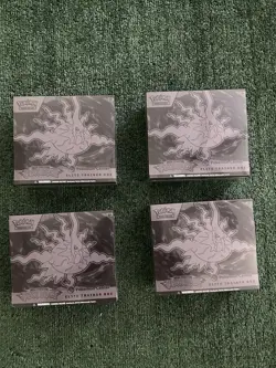 Pokemon TCG: Pitch Black Pokemon Center Elite Trainer Box - SEALED - LOT OF 4 - Image 1