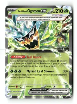Teal Mask Ogerpon Ex Pokemon World Championships 2024 Honolulu Evan Pavelski - Image 1