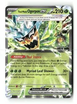 Teal Mask Ogerpon Ex Pokemon World Championships 2024 Honolulu Evan Pavelski - Image 1